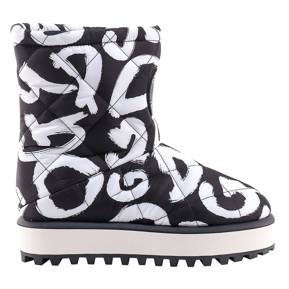 Bottes en nylon noires Dolce & Gabbana