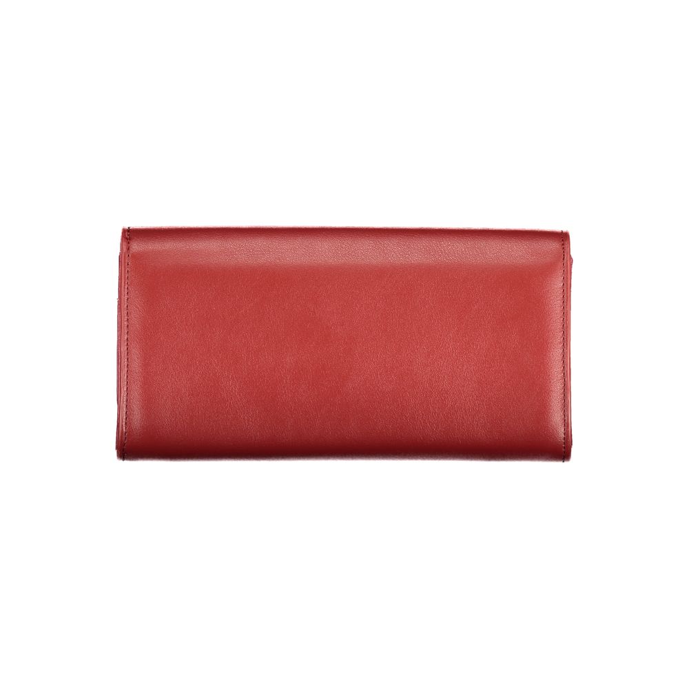 Mario Valentino Red Polyurethane Women Wallet