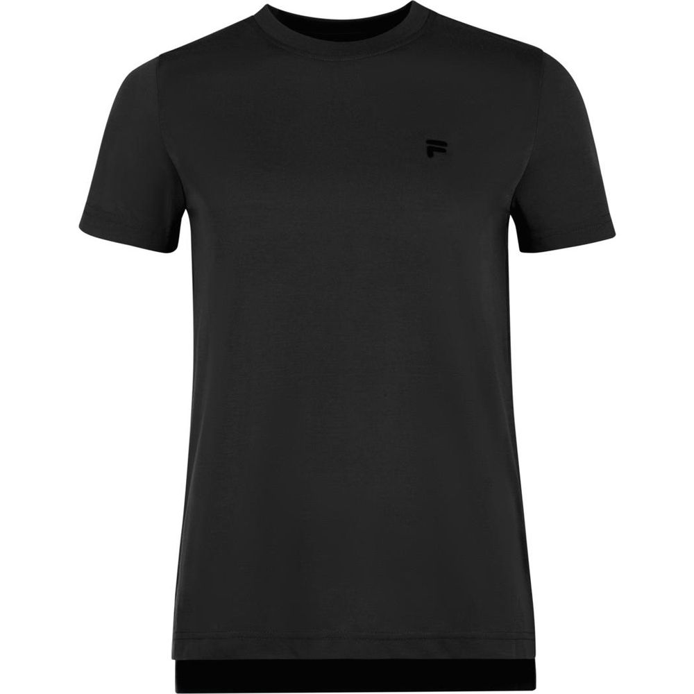 Fila Black Polyester T-Shirt