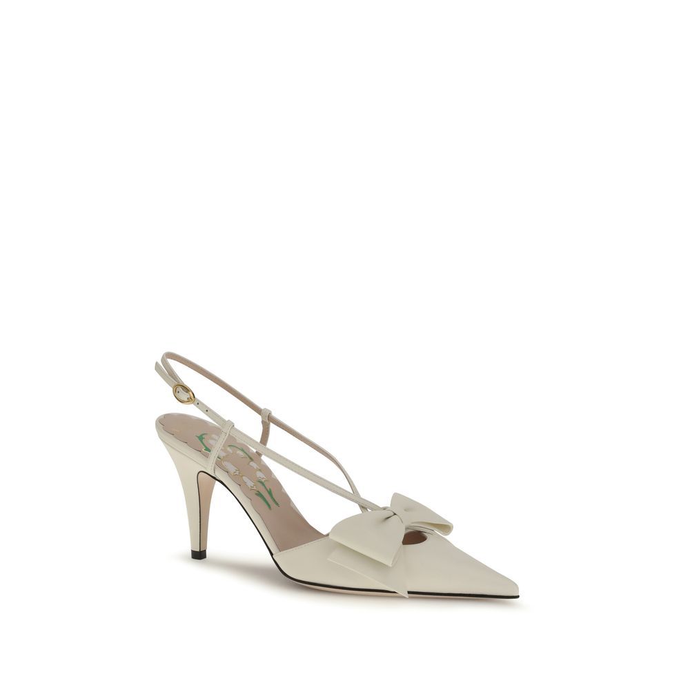 Valentino Garavani Beige Lamb Ovis Aries Aries High Heel Pumps