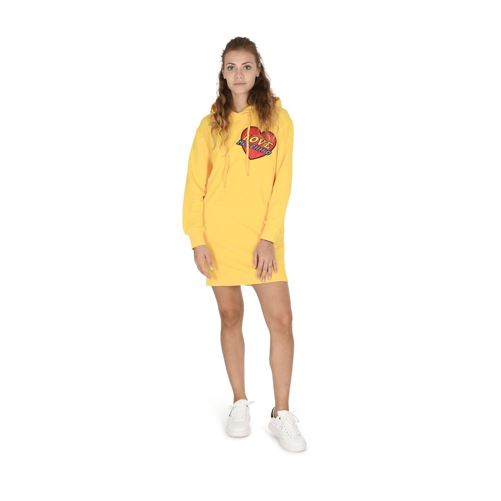 Moschino Bicolor Cotton Casual Dress