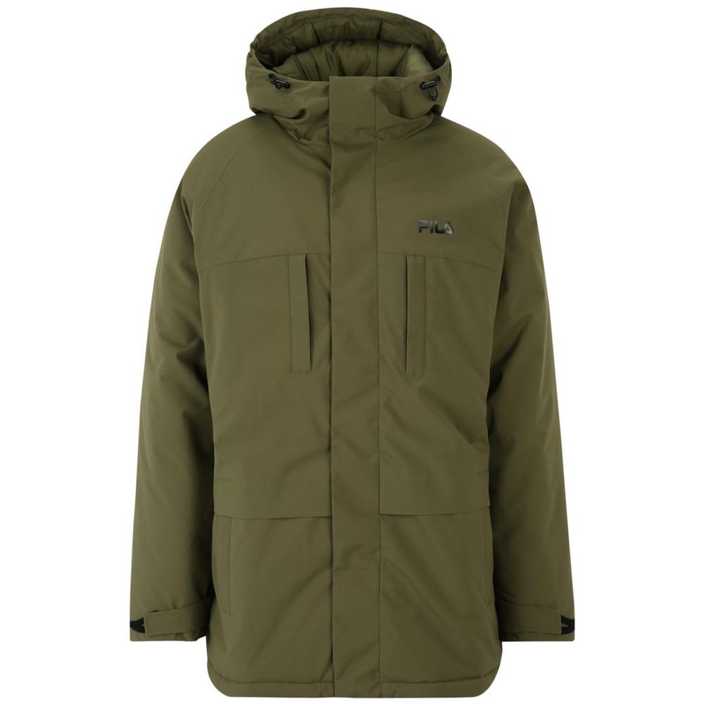 Fila Green Polyester Parka