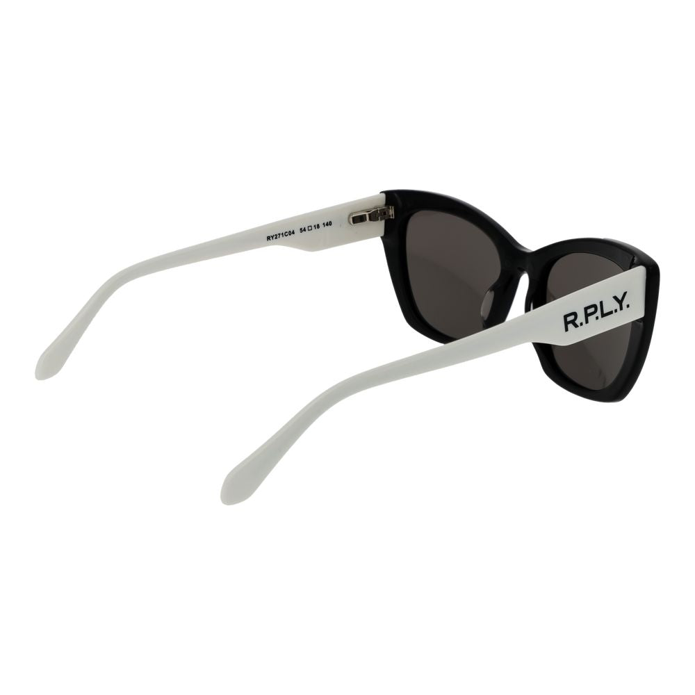 Replay Black Plastic Sunglasses