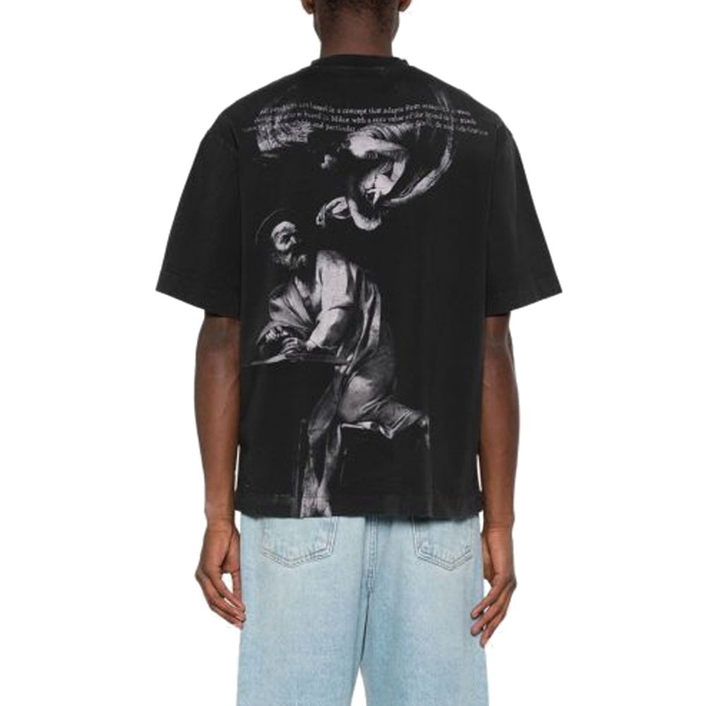 Off-White Black Cotton T-Shirt