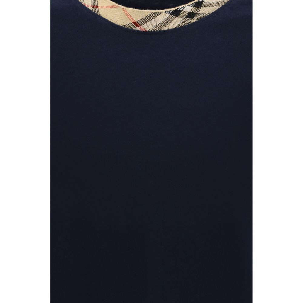 Burberry Blue Cotton T-Shirt