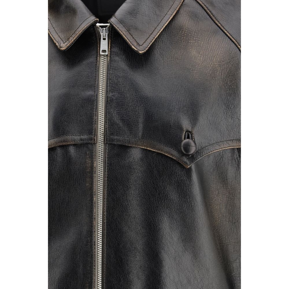 Prada Black Leather Jacket