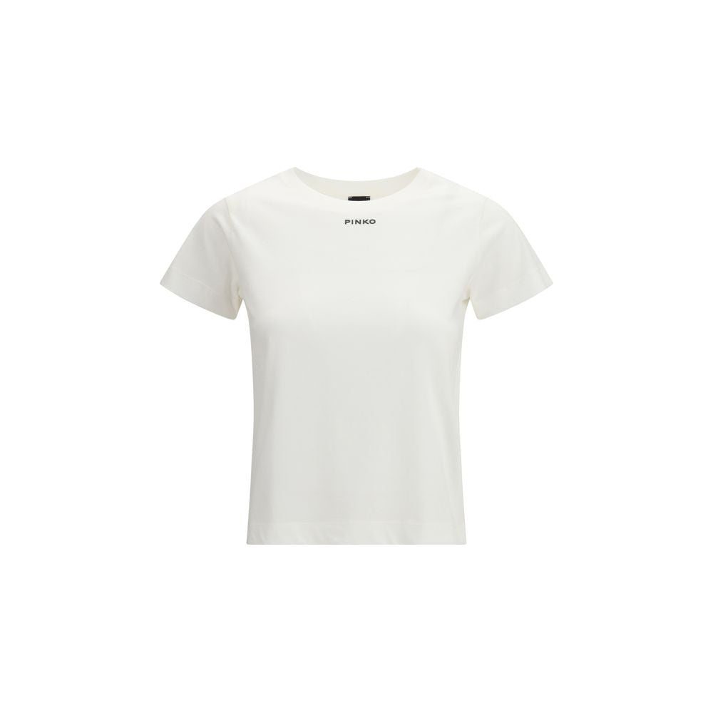 PINKO White Cotton T-Shirt