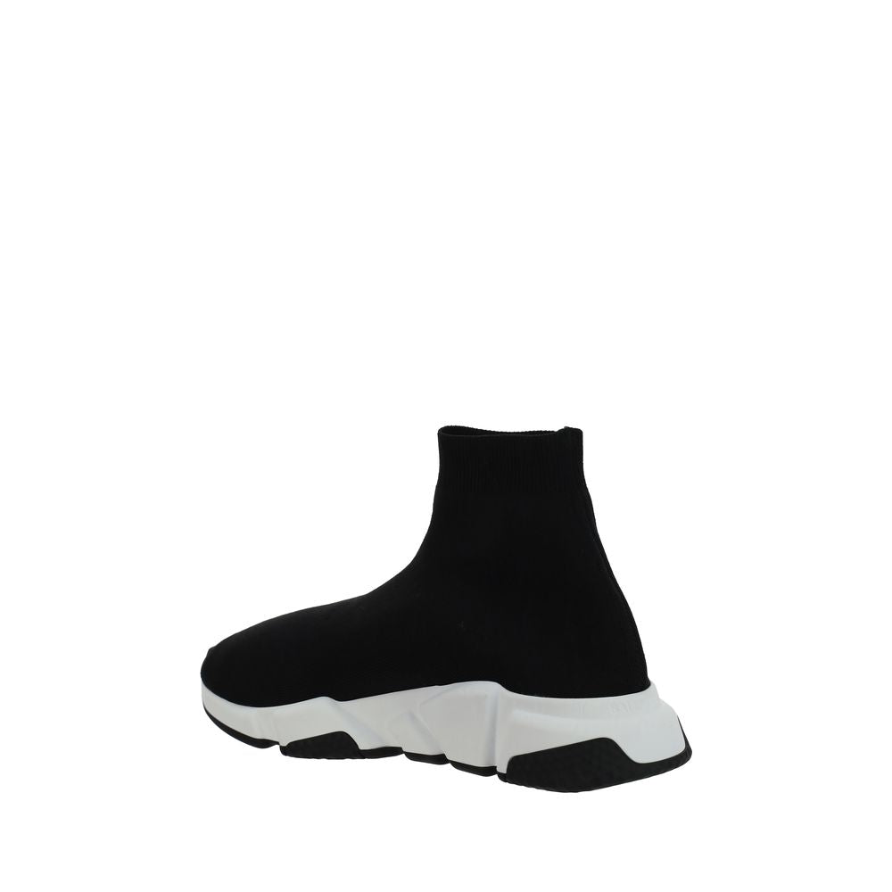 Balenciaga Black Elastane Athletic Sneakers