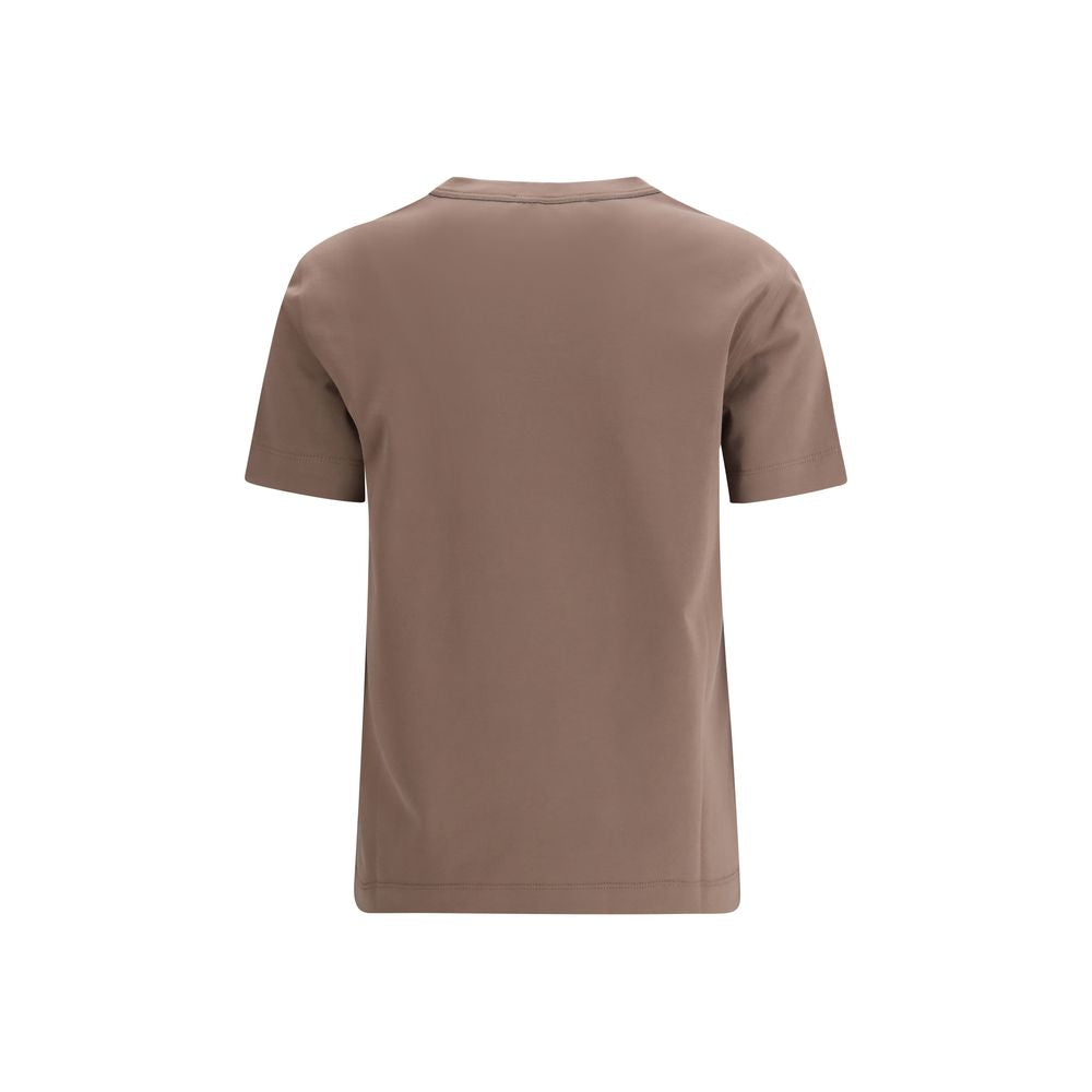 Brunello Cucinelli Brown Cotton T-Shirt