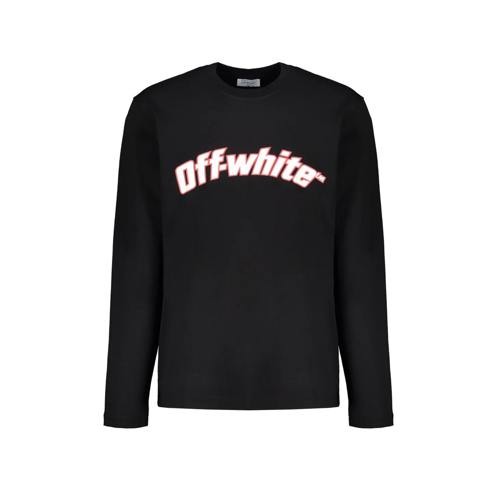 Off-White Black Cotton T-Shirt