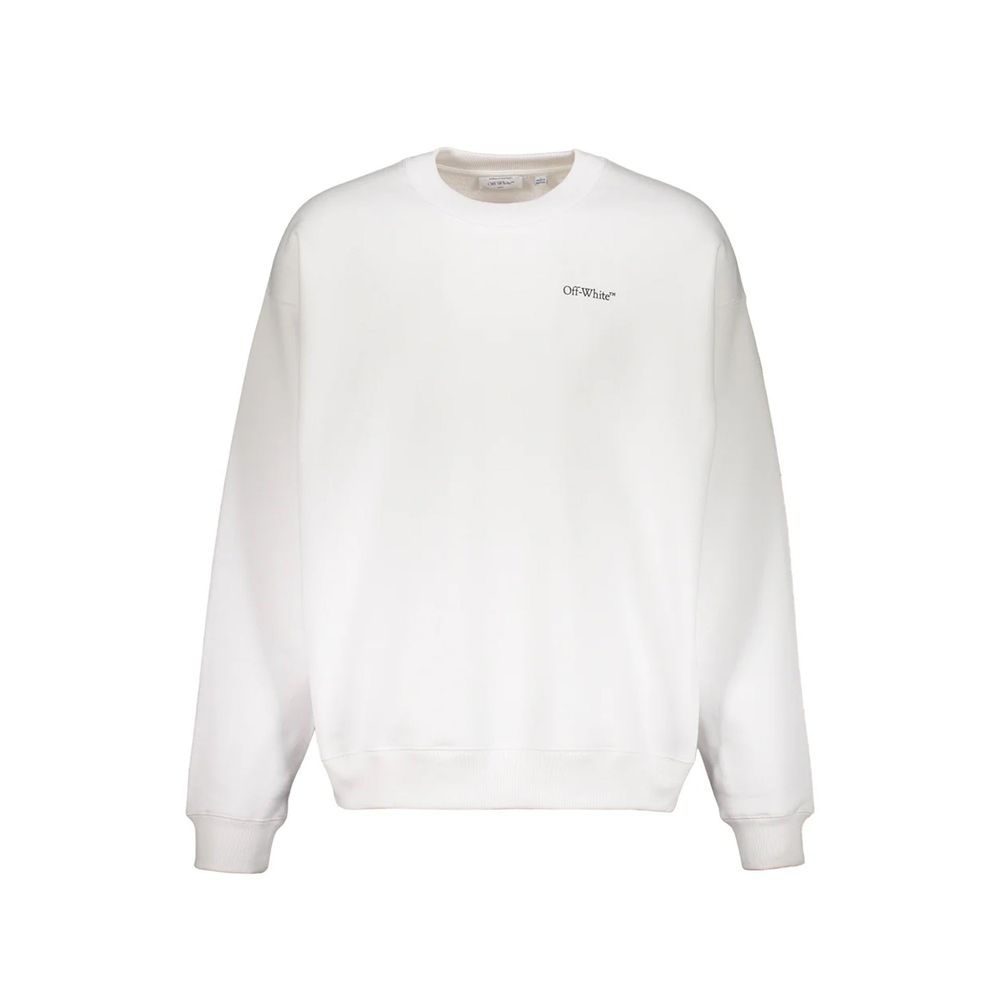 Off-White White Cotton Sweatshirt