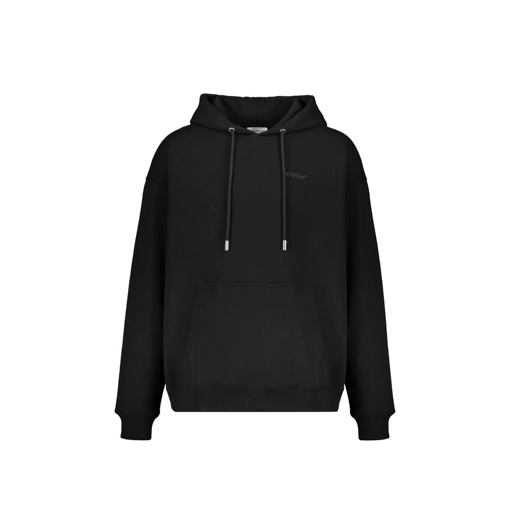 Off-White Black Cotton Sweatshirt