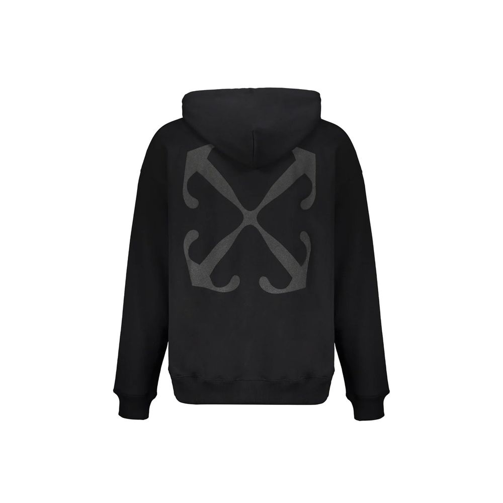 Off-White Black Cotton Sweatshirt