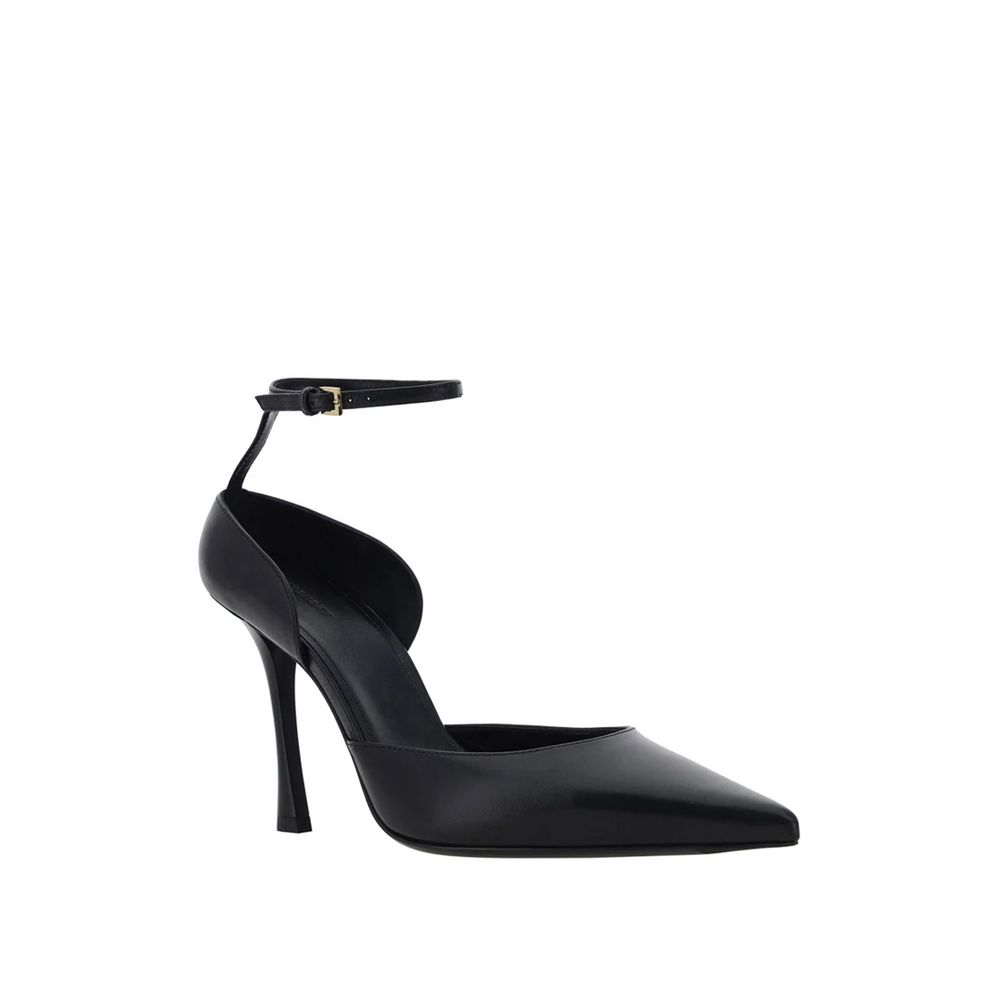 Givenchy Black Lamb Leather High Heel Pumps
