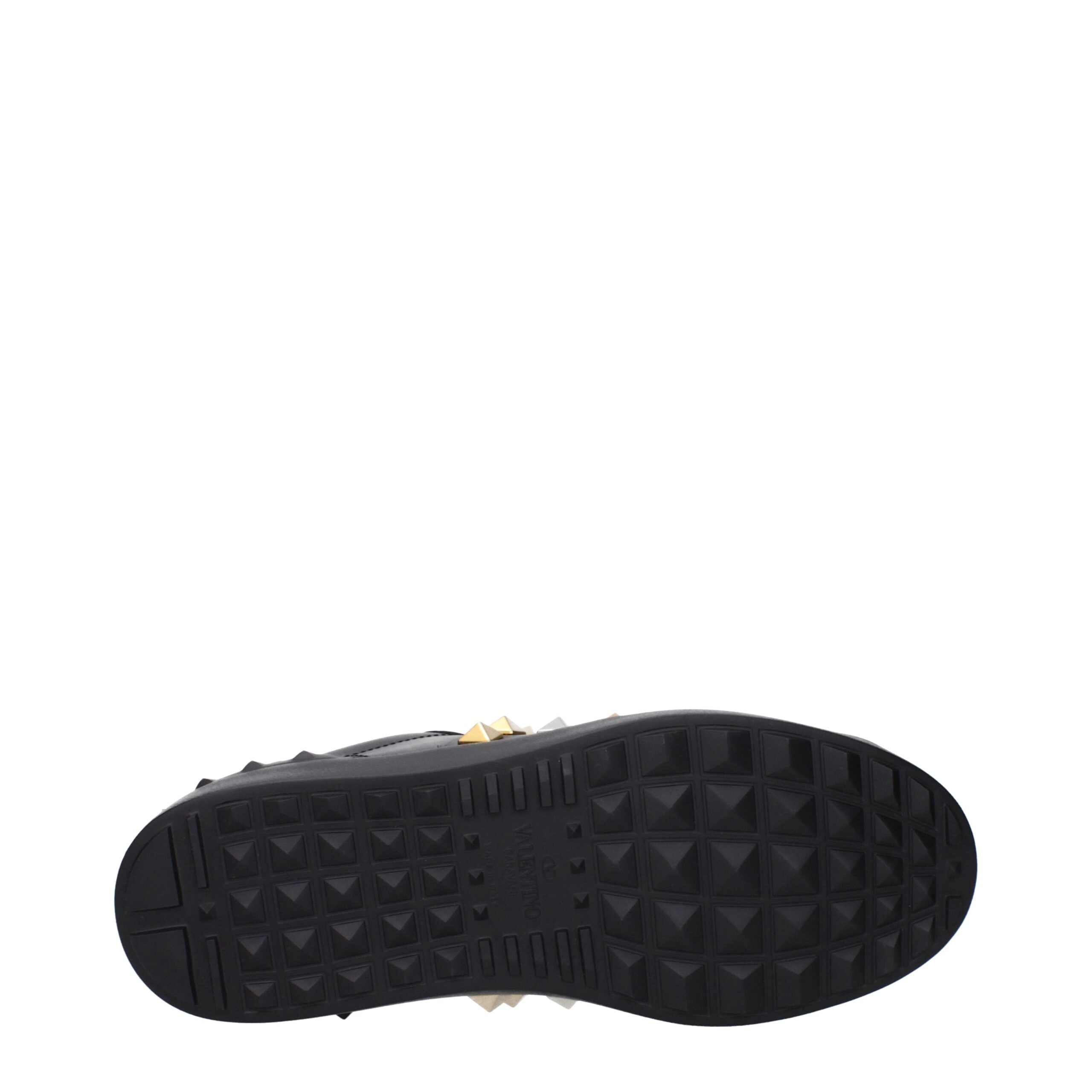Valentino Garavani Black Leather Sneakers