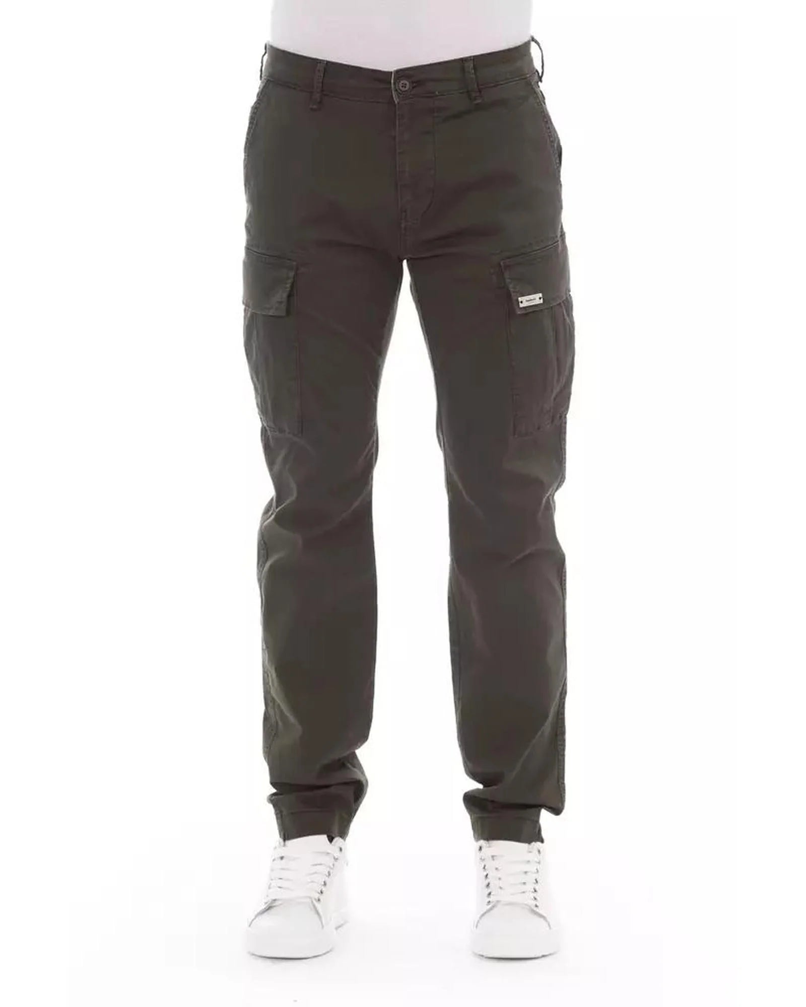Baldinini Trend Army Cotton Cargo Pants