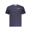 North Sails Blue Cotton Men T-Shirt