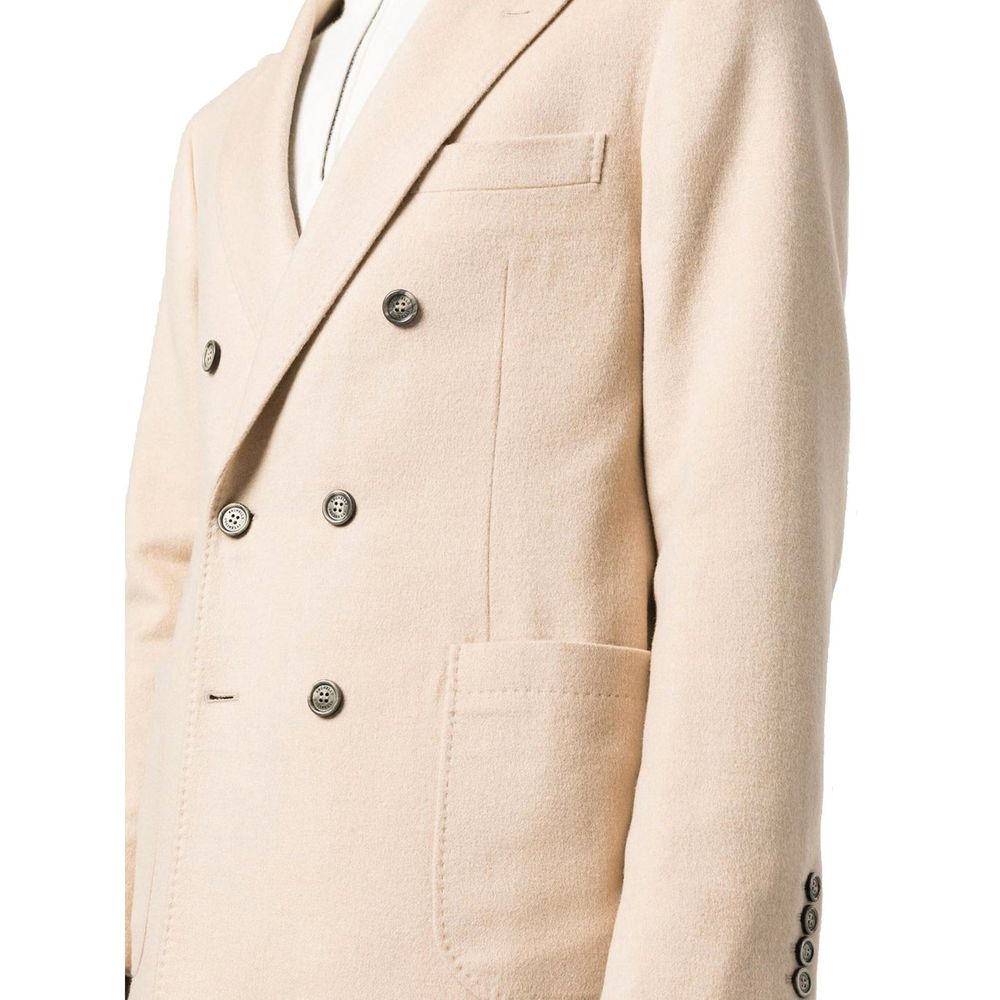 Brunello Cucinelli Beige Wool Coat