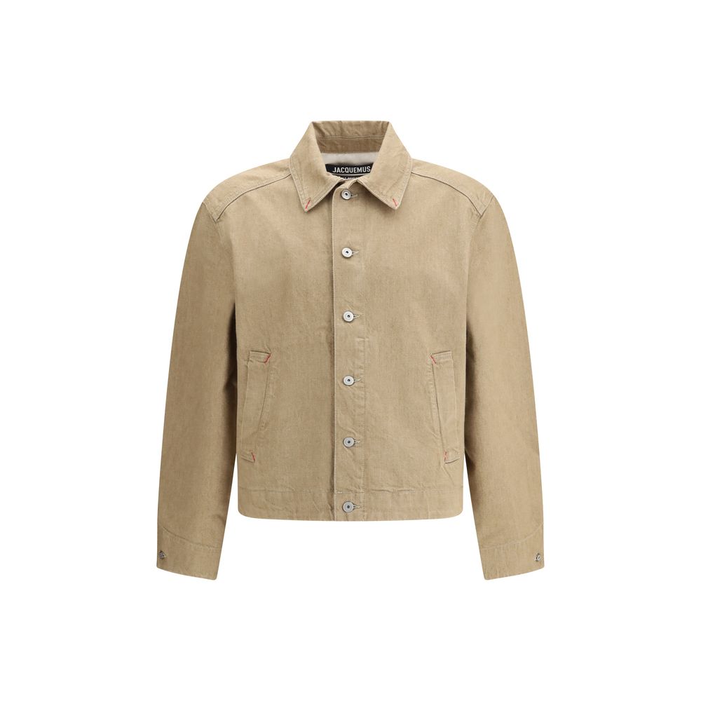 Jacquemus Beige Cotton Denim Jacket