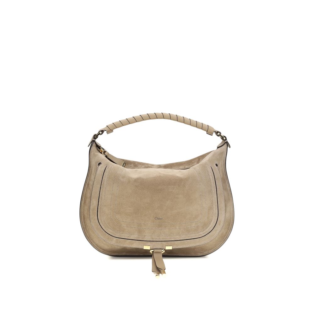 Chloé Beige Calf Leather Bos Taurus Shoulder Bag