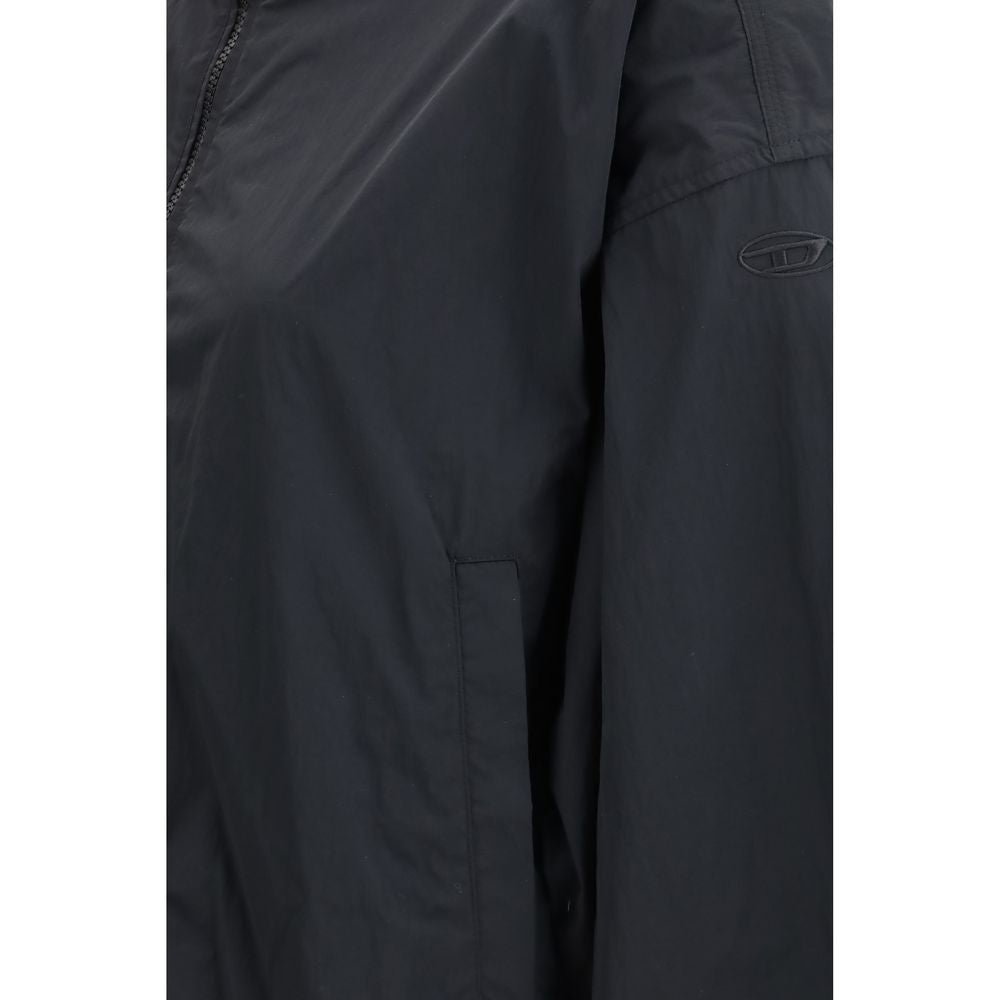 Diesel Black Polyamide Shell Jacket