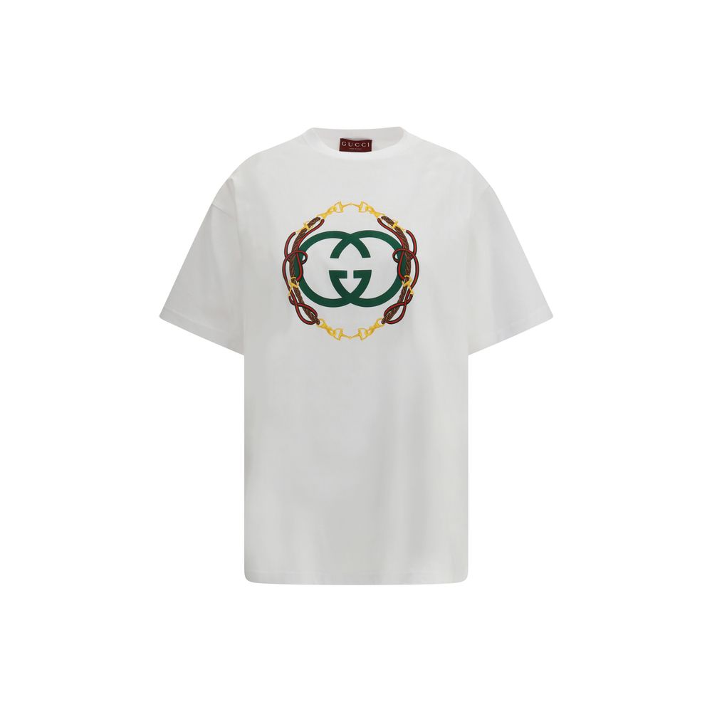 Gucci White Cotton T-Shirt