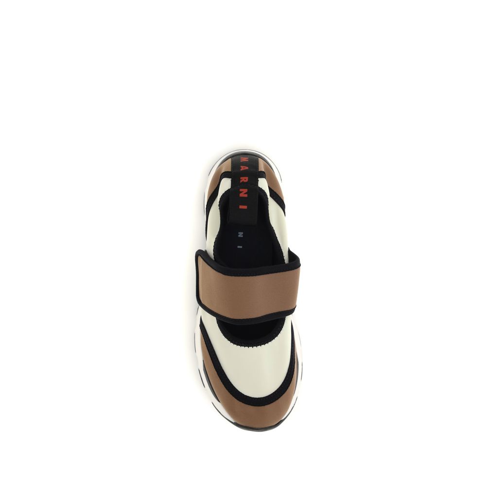 Marni Multicolor Polyamide Athletic Sneakers
