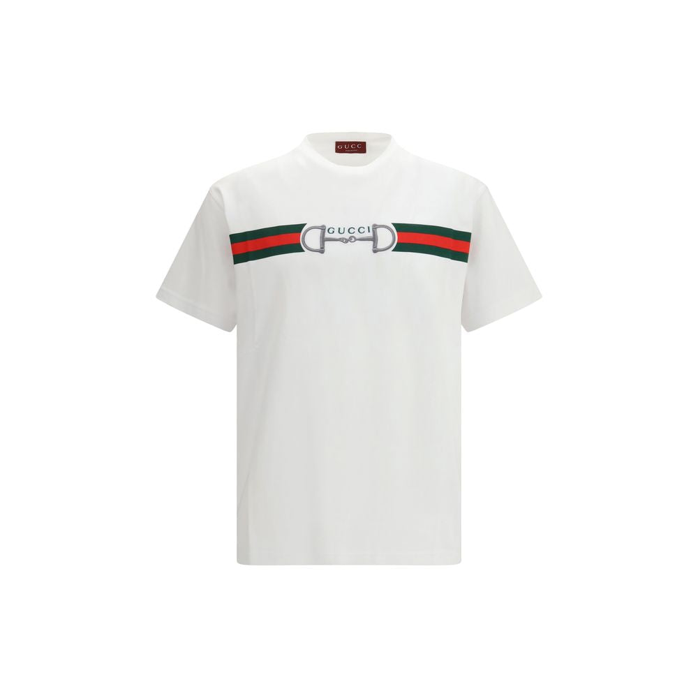 Gucci White Cotton T-Shirt