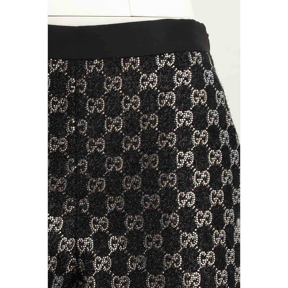 Gucci Black Viscose Short And Mini Shorts