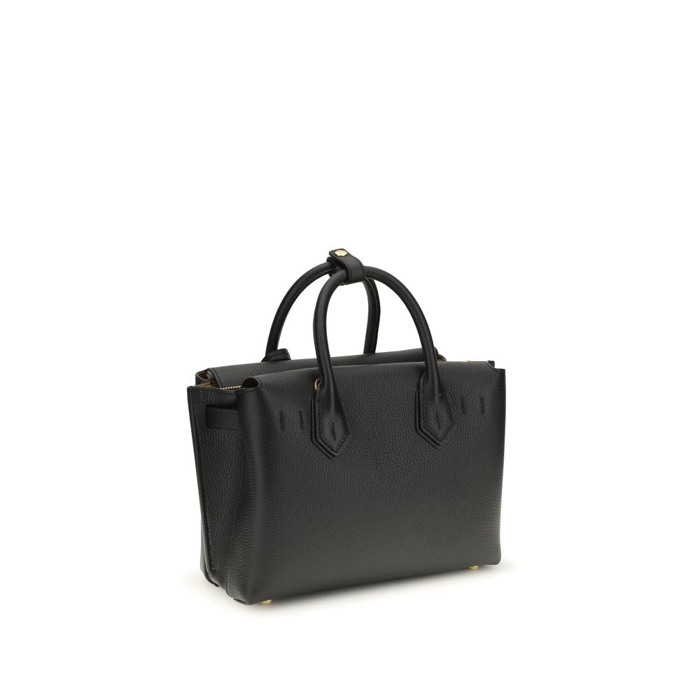 MCM Black Calf Leather Bos Taurus Handbag