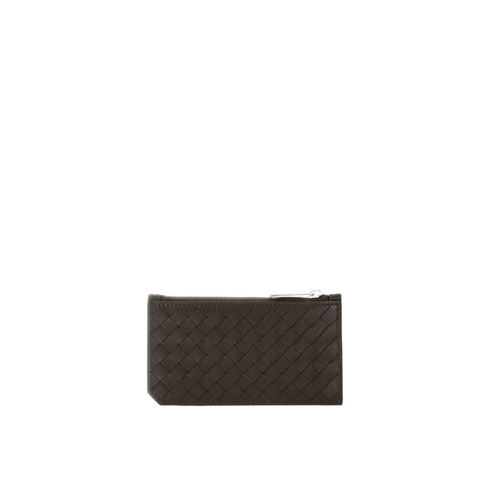 Bottega Veneta Brown Calfskin Cardholder