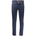 Tommy Hilfiger Blue Cotton Men's Slim Tapered Jeans