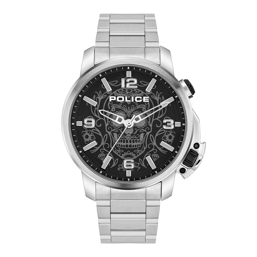Police Gray Stainless Steel Dress Watch