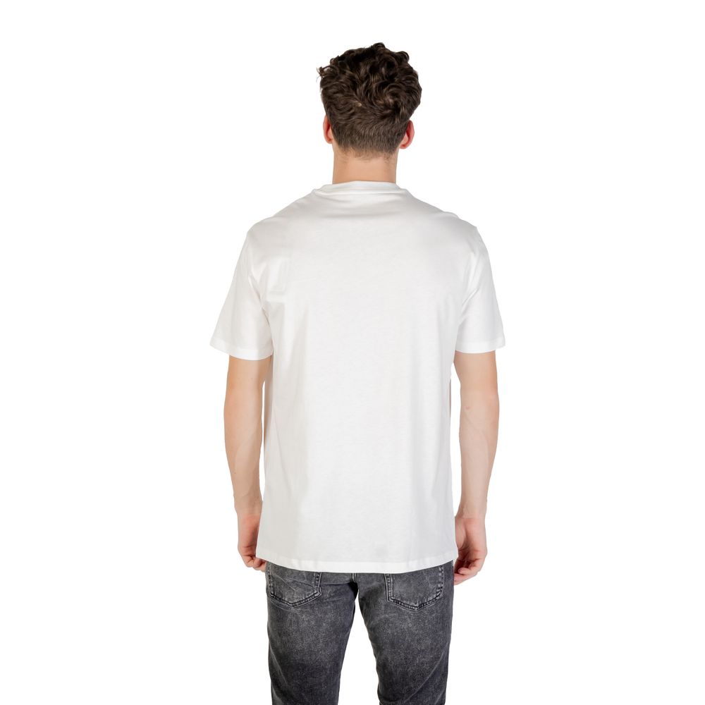 Armani Exchange White Cotton T-Shirt