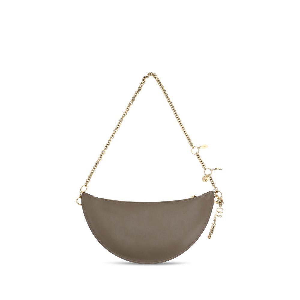 Chloé Gray Calf Leather Bos Taurus Shoulder Bag