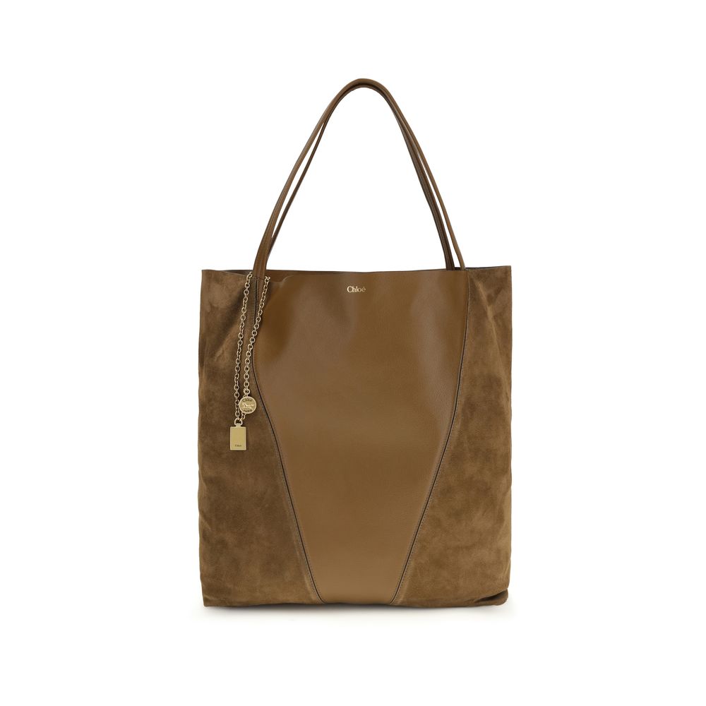 Chloé Brown Calf Leather Bos Taurus Shoulder Bag