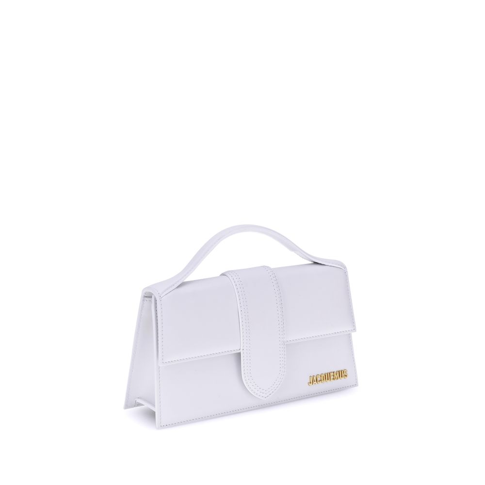 Jacquemus White Calf Leather Bos Taurus Handbag