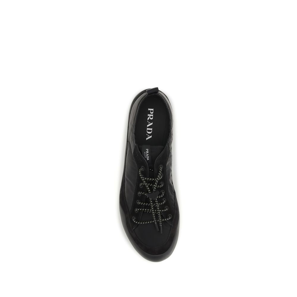 Prada Black Polyamide Athletic Sneakers