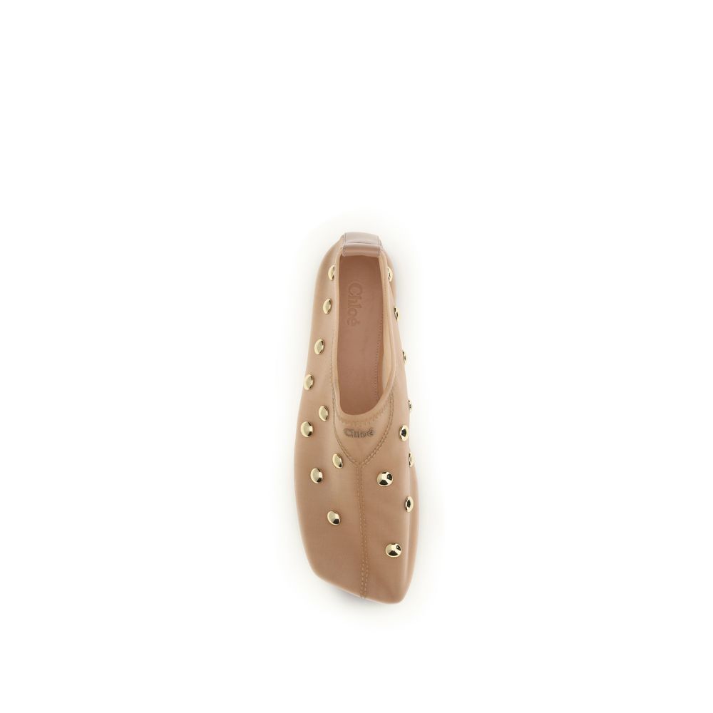 Chloé Multicolor Polyamide Ballet Flats
