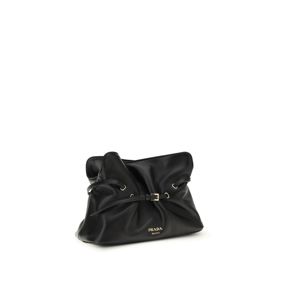 Prada Black Lamb Ovis Aries Aries Shoulder Bag