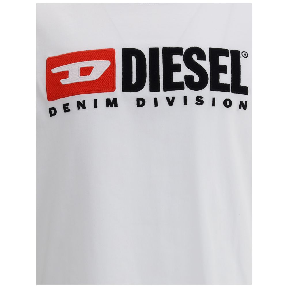 Diesel White Cotton T-Shirt
