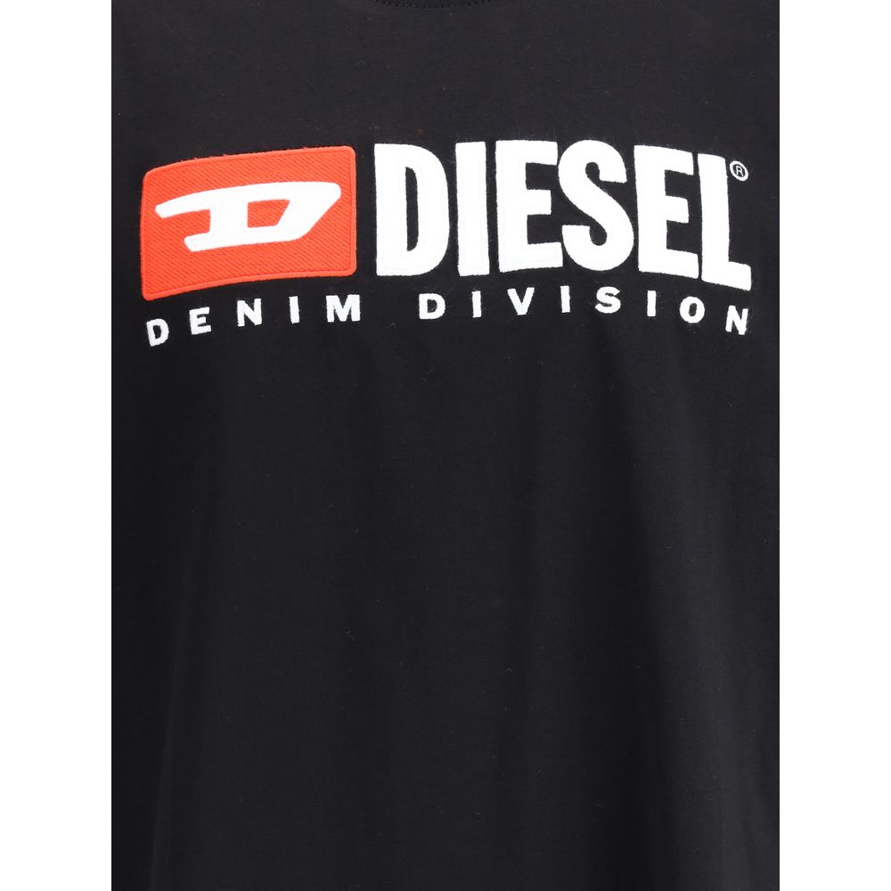 Diesel Black Cotton T-Shirt