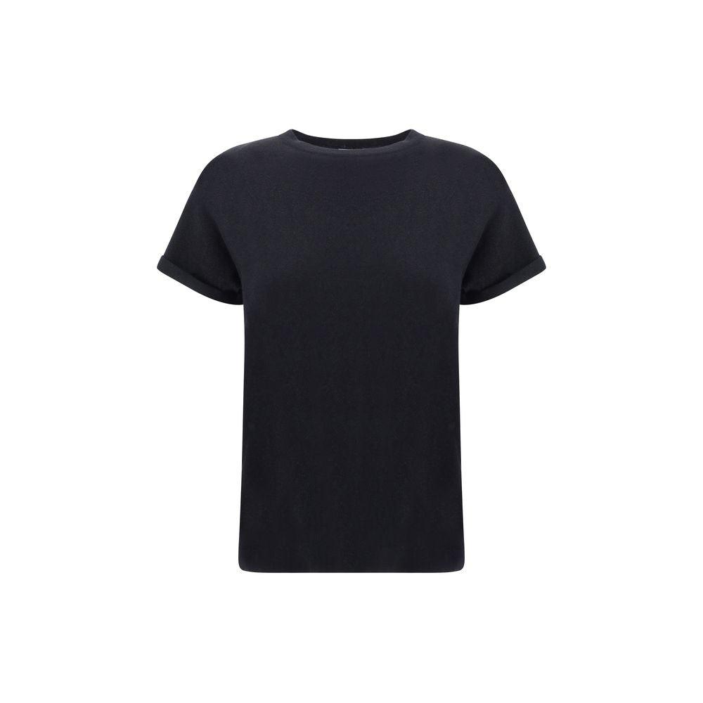 Brunello Cucinelli Black Nylon T-Shirt