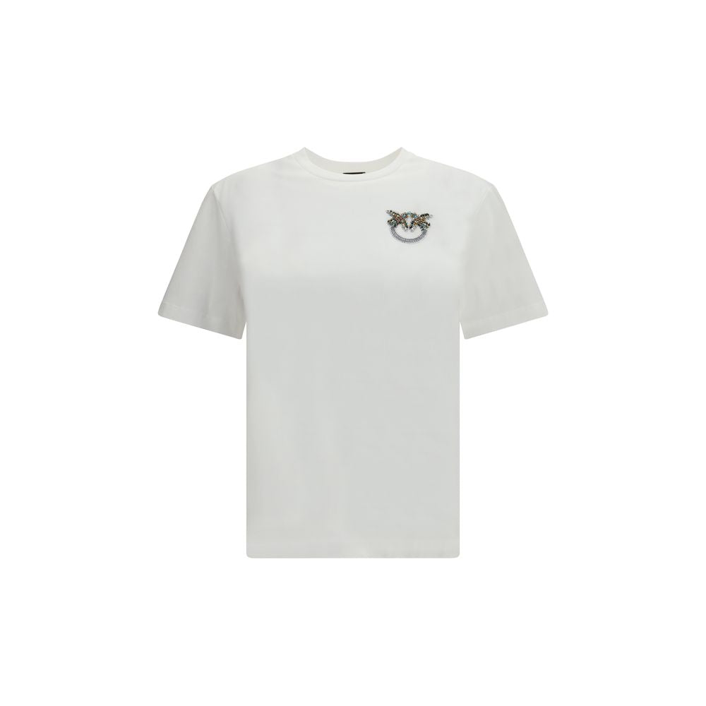 PINKO White Cotton T-Shirt