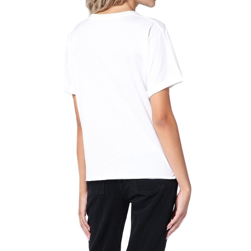 Saint Laurent White Cotton T-Shirt