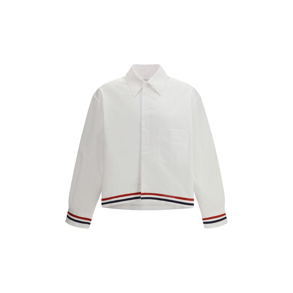 Thom Browne White Cotton Dress Shirt