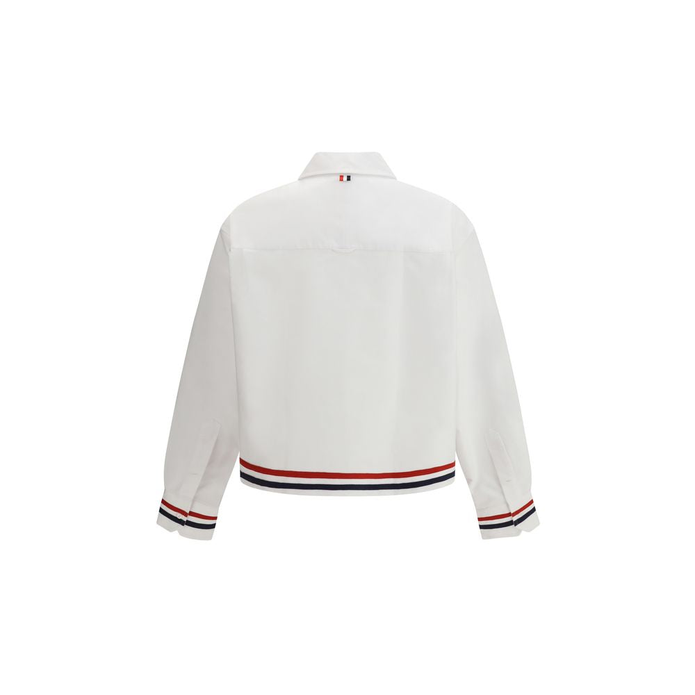 Thom Browne White Cotton Dress Shirt
