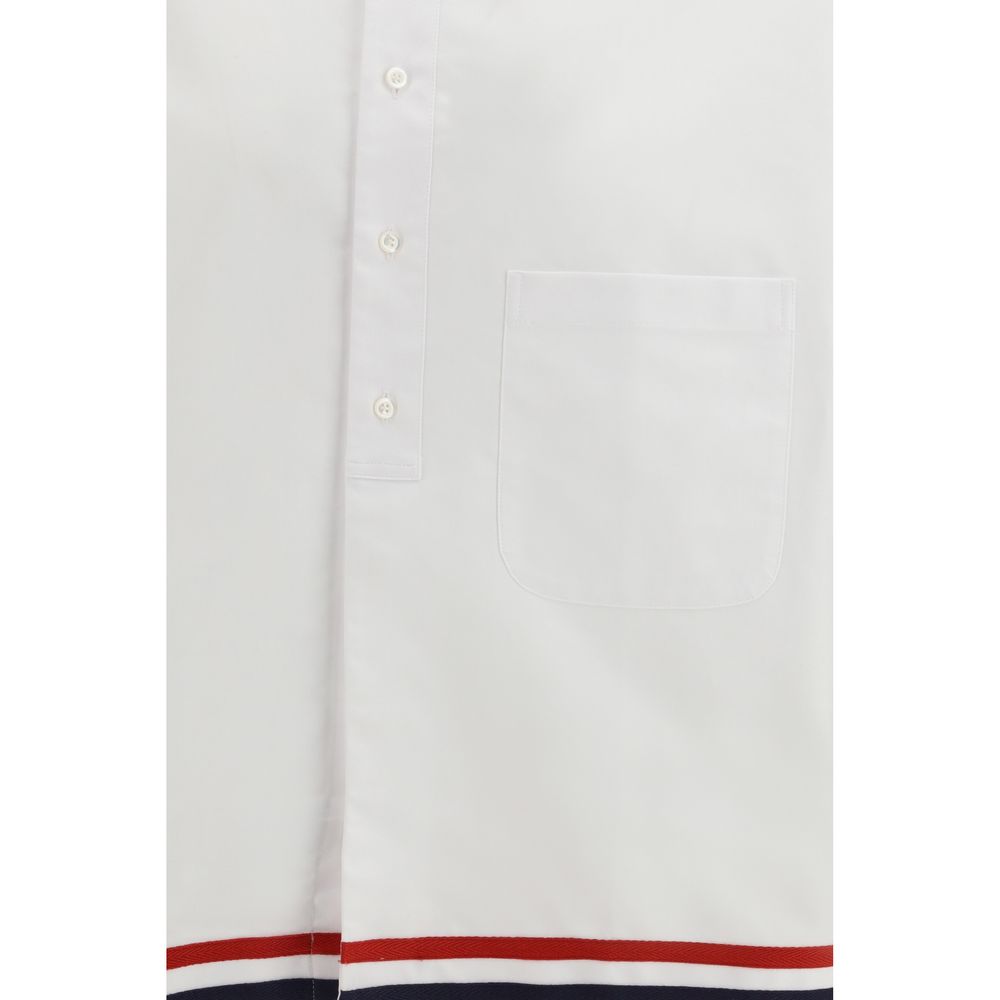 Thom Browne White Cotton Dress Shirt
