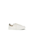 Burberry White Calf Leather Bos Taurus Low Top Sneakers