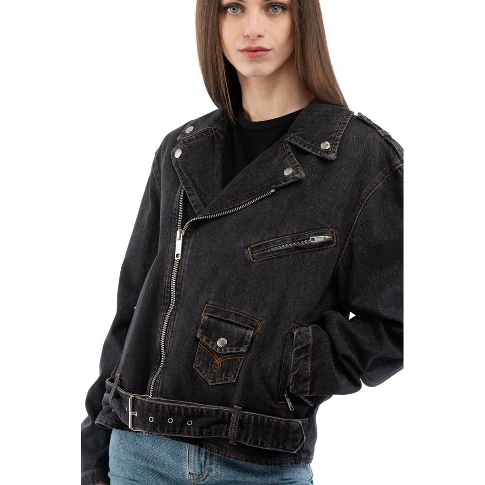 Moschino Multicolor Cotton Denim Jacket